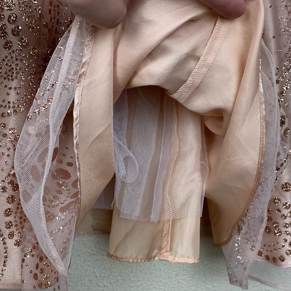 Hailey Logan Adrianna Papell Strapless Tulle Dress - Picture 8 of 12